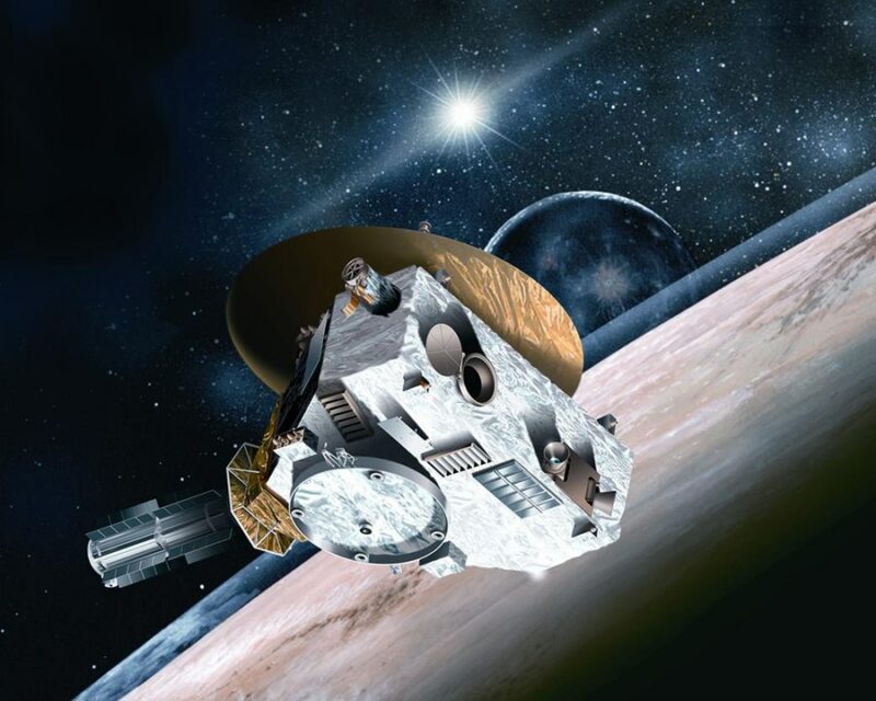 Imagen artística de la sonda New Horizons