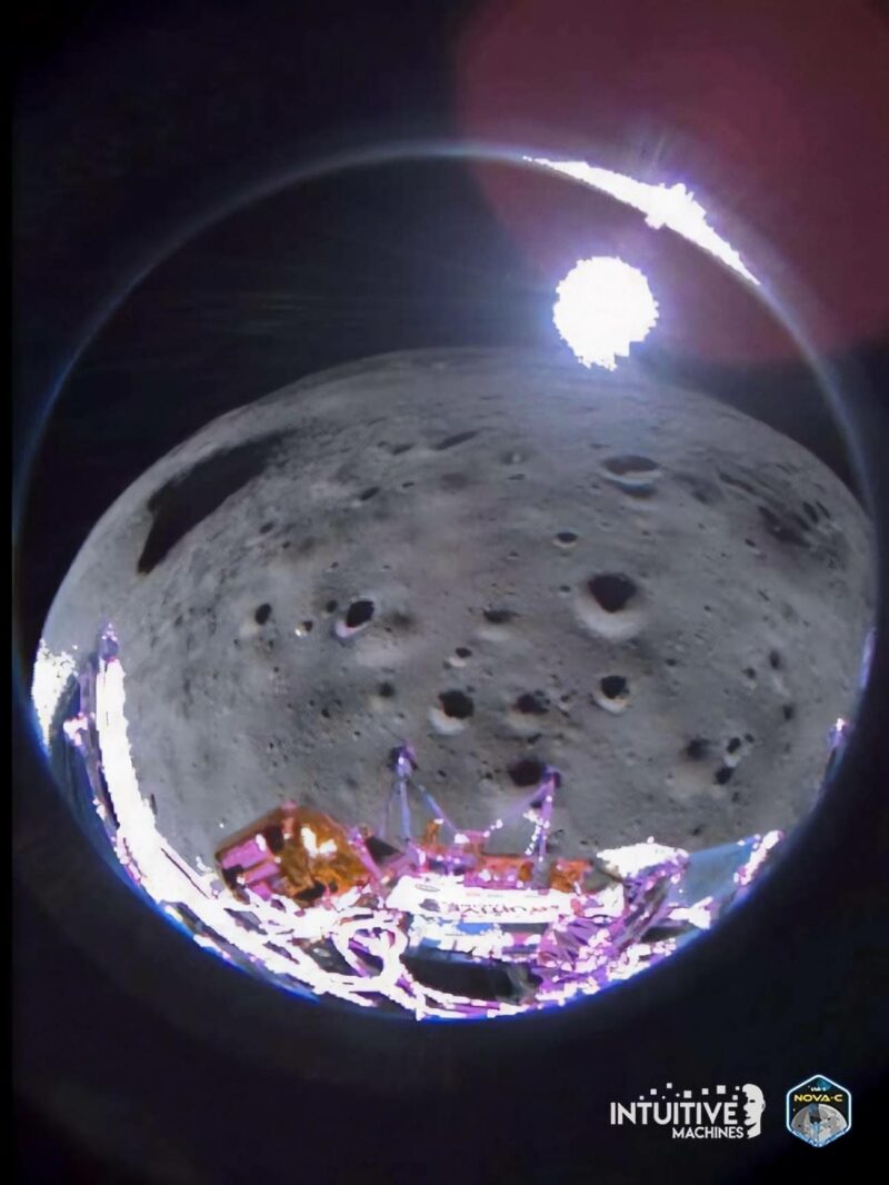 Imagen de la Luna captada Odiseo
