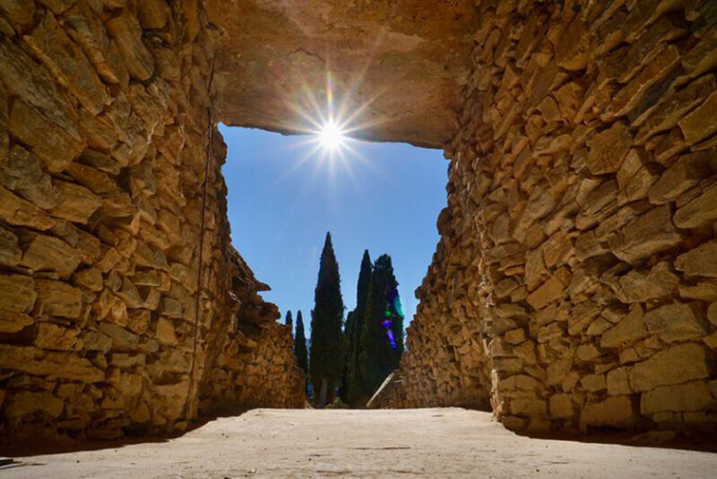 El tholos de El Romeral en el solsticio de invierno. Imagen: José Antonio Torres / CA Dólmenes de Antequera