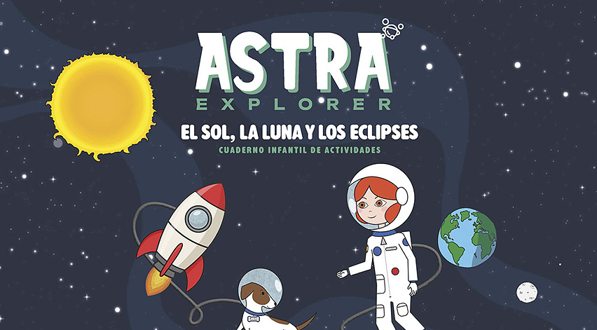 Portada del cuaderno infantil AstraExplorer.