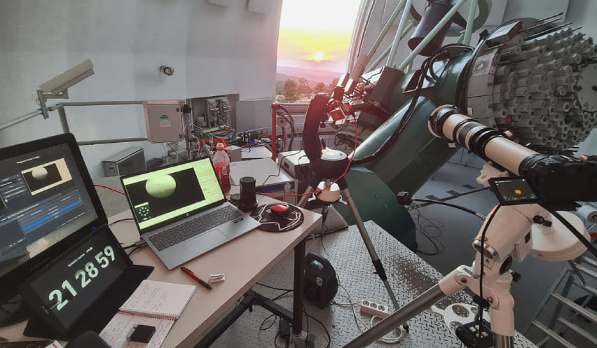 Instalaciones del Observatorio de Calar Alto.