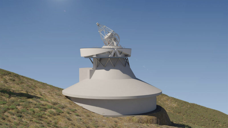 Recreacion Telescopio Solar Europeo