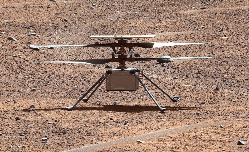 helicóptero Ingenuity sobre Marte