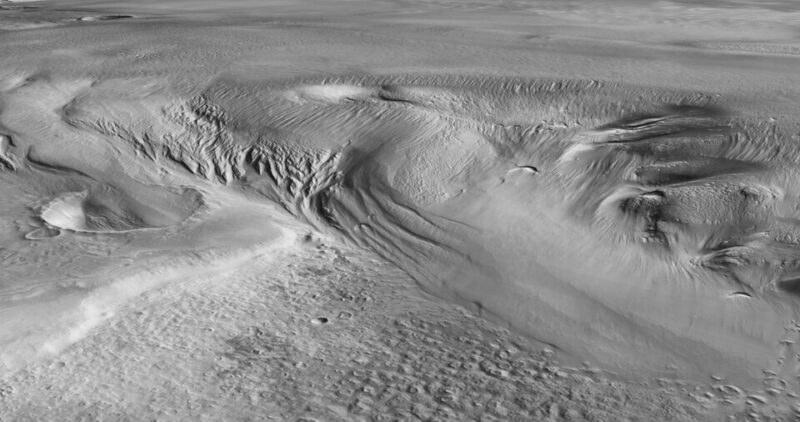 Eumenides Dorsum en Marte